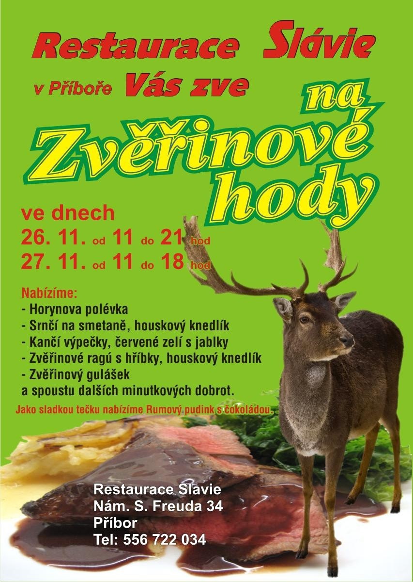 Zvěřinové hody Slávie Příbor