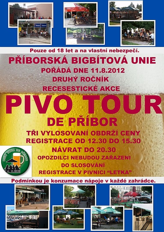 Pivo tour Příbor 2012