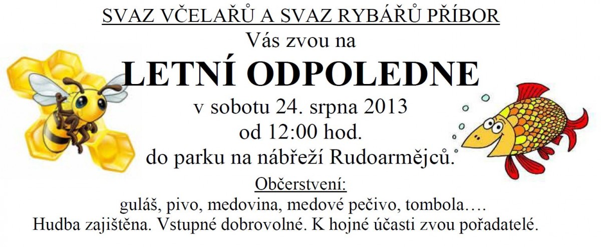 Letní odpoledne svaz včelařů
