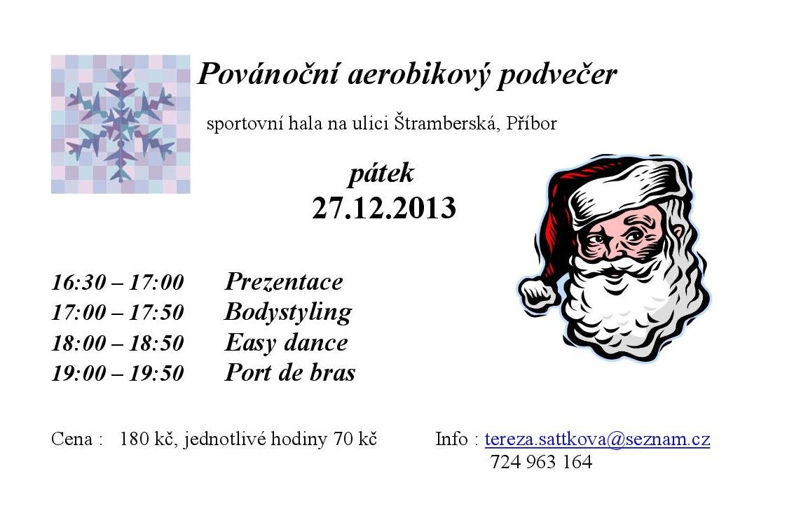 aerobic povánoční