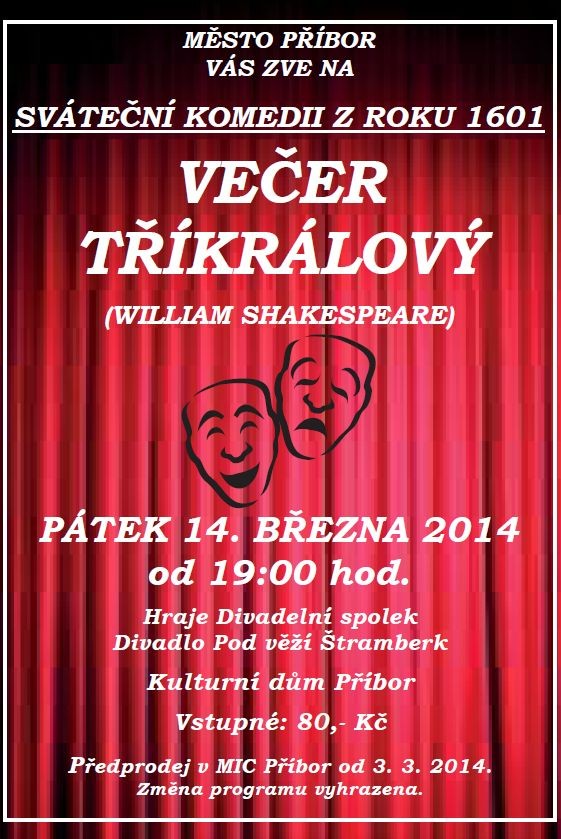 Večer tříkrálový William Shakespeare
