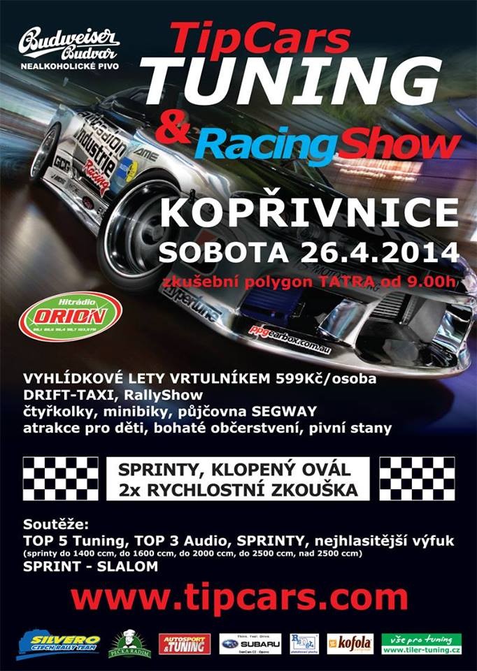 Tipcars Tuning and racing show Kopřivnice