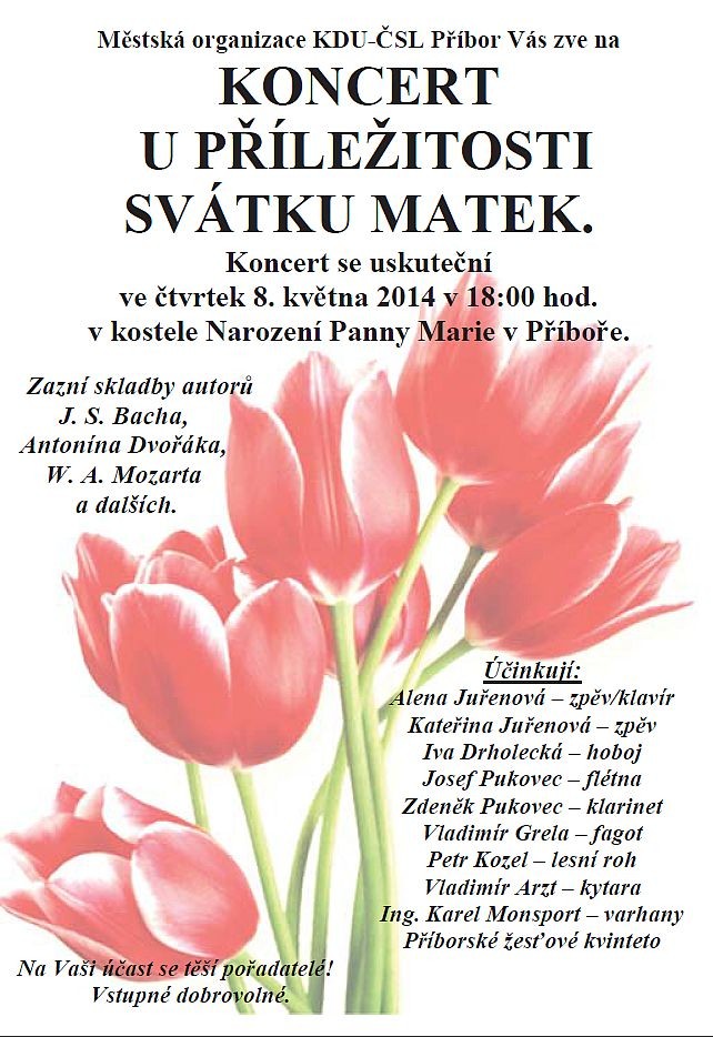 Koncert u příležitosti Svátku matek
