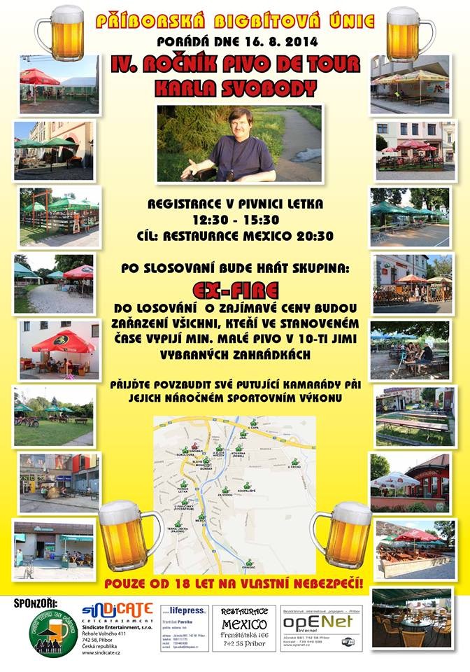 4. ročník PIVO DE TOUR KARLA SVOBODY
