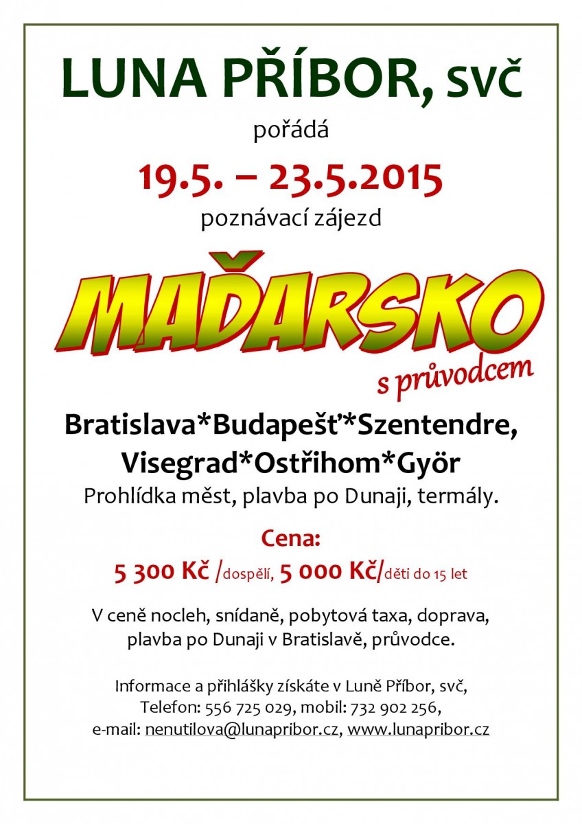 zájezd do Maďarska Luna Příbor-001