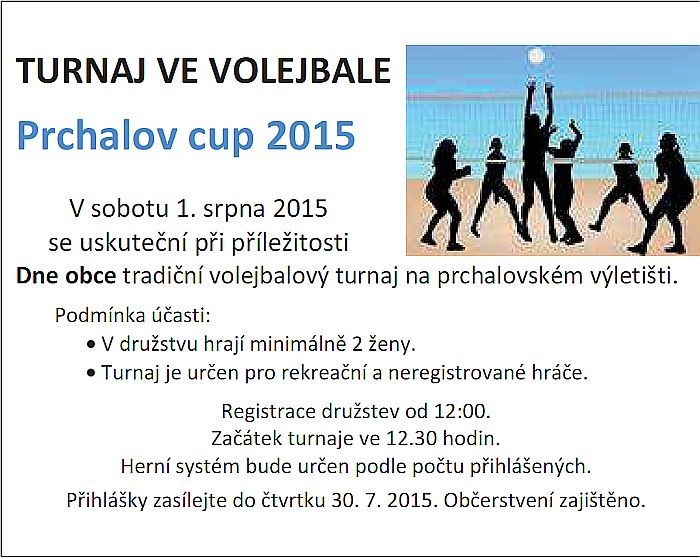 Prchalov cup Turnaj ve volejbale