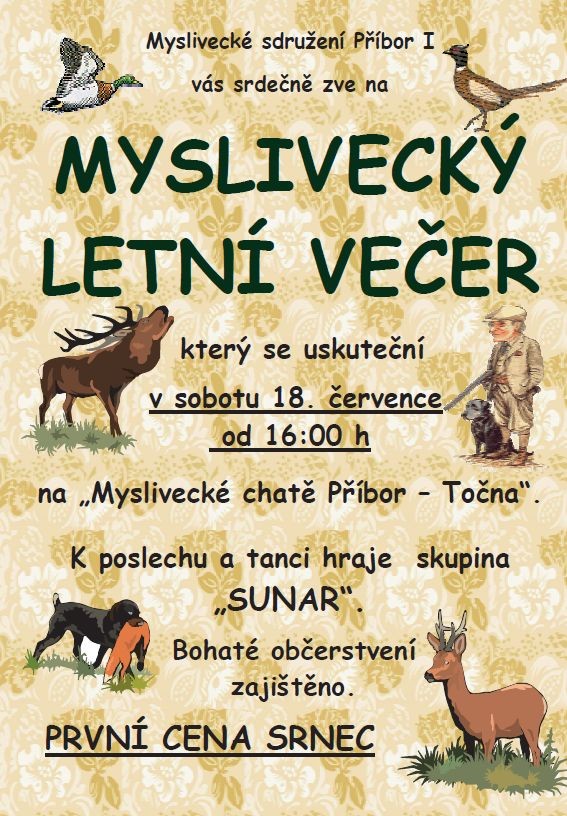Myslivecké letní odpoledne Příbor
