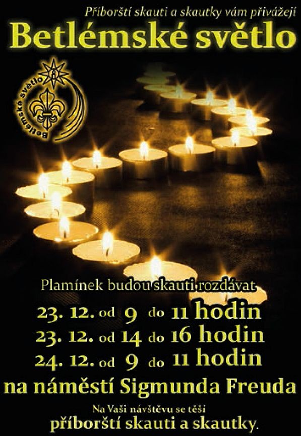 Betlémské světlo - skauti Příbor