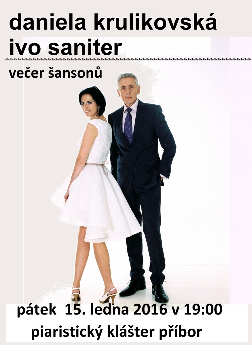 15. ledna 2016 Večer šansonů