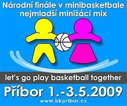 Národní finále v minibasketbale - nejmladších minižáků mix