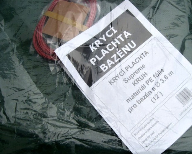 Plachta krycí kruh pro bazény 3,66 m SUPREME GUARD