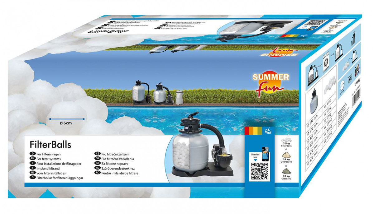 Filtrační náplň FILTER BALLS 700g