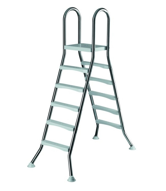 Bazénové schůdky 150 cm - nerezová ocel