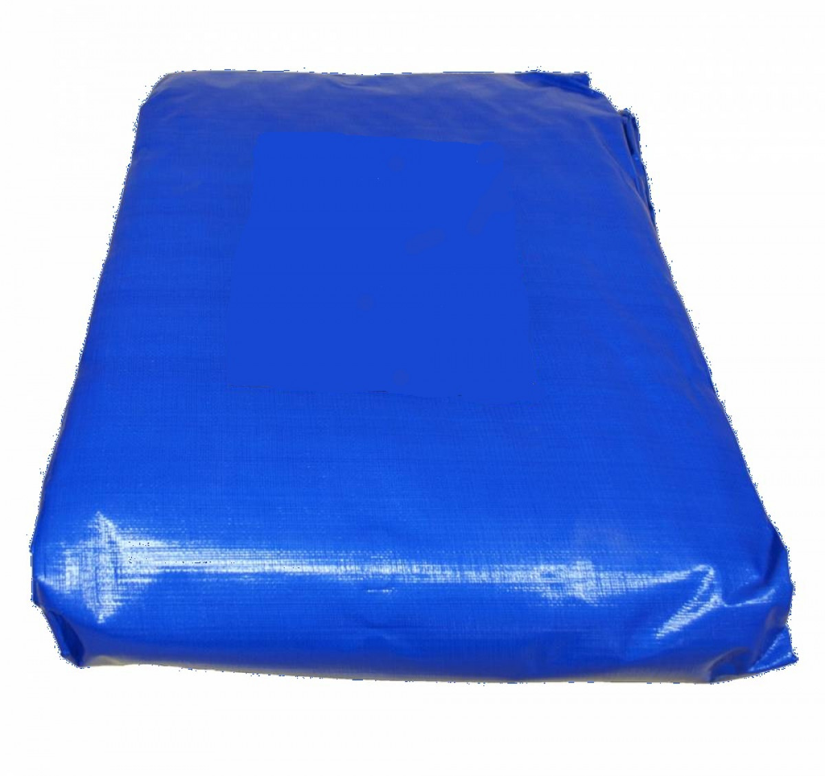 Zimní plachta ovál na bazén 6,3 x 3,7m - folie 7,01 x 4,57m, modrá 200g/m2