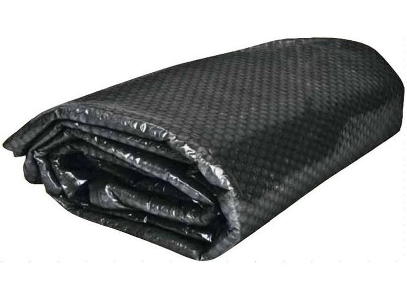Solární plachta obdélník 6x3m 200mic., černá