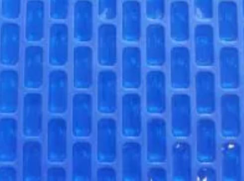 Solární plachta rozměr na přání 400mic, modrá