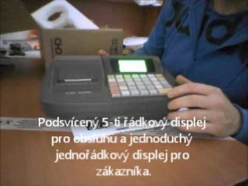 EET - Registrační pokladna CHD3050 - SPOLEHLIVÁ