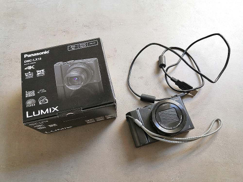 Panasonic Lumix DMC-LX15 VIDEO FULL HD 4K málo používané-plně funkční