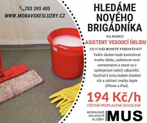 HLEDÁME NOVÉHO BRIGÁDNÍKA