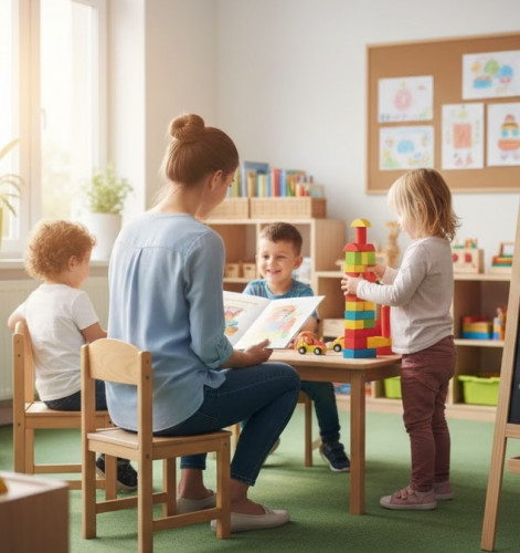 Chůva k dětem nebo úklid ve školce a škole 