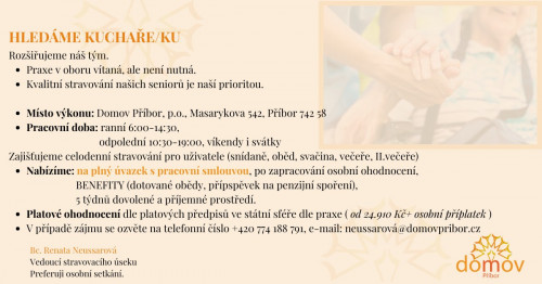 HLEDÁME KUCHAŘE/KU