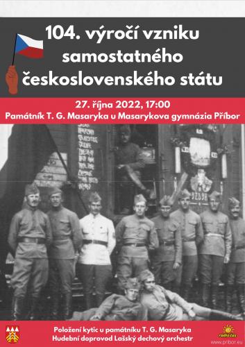 104. výročí vznikusamostatného československého státu