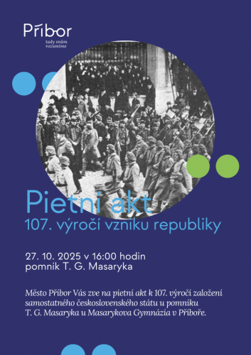 Pietní akt - 107. výročí vzniku republiky