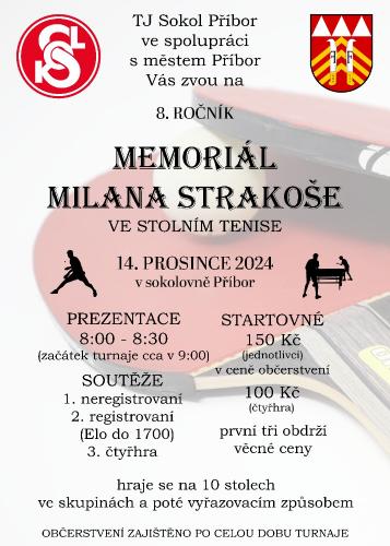 MEMORIÁL MILANA STRAKOŠE