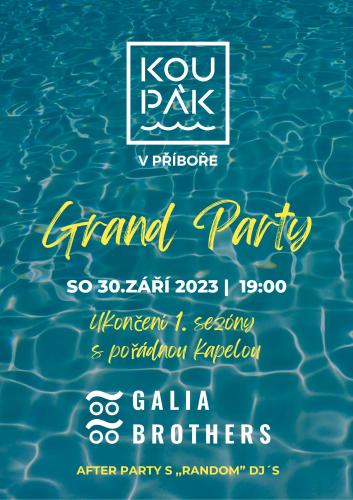 GRAND PARTY - KOUPÁK V PŘÍBOŘE