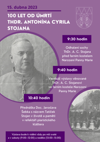 100 let od narození ThDr. Antonína Cyrila Stojana
