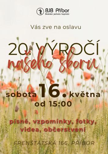 20. výročí našeho sboru
