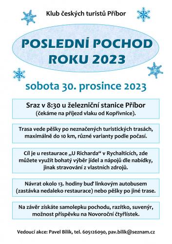 Poslední pochod  roku 2023