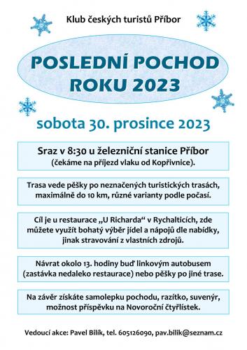 Poslední pochod  roku 2023