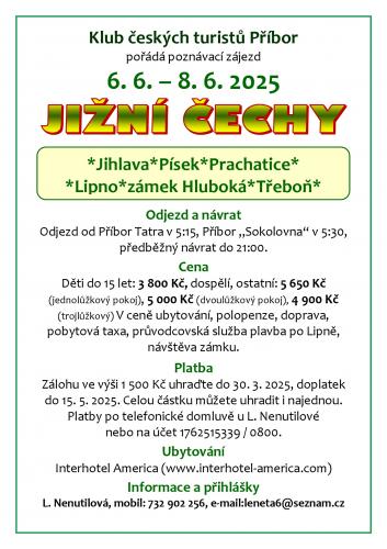 JIŽNÍ ČECHY