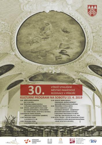 30. výročí vyhlášení Městské památkové rezervace v Příboře