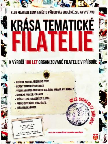 Krása tématické filatelie - PŘÍBOR 2024