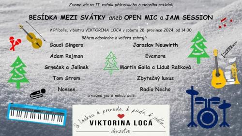 BESÍDKA MEZI SVÁTKY aneb OPEN MIC a JAM SESSION