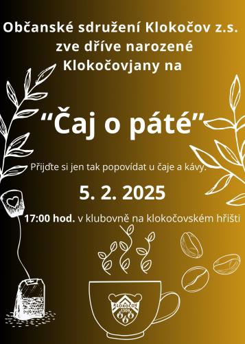 ČAJ O PÁTÉ