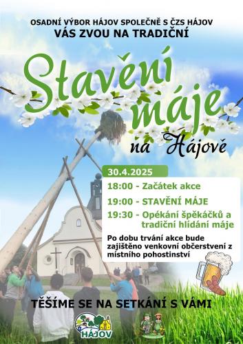 STAVĚNÍ MÁJE