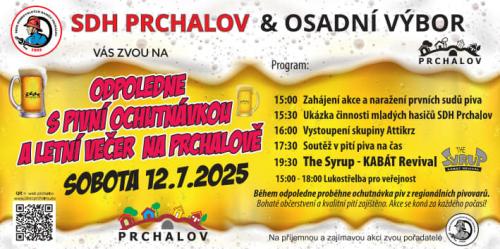 Odpoledne s pivní ochutnávkou a letní večer na Prchalově