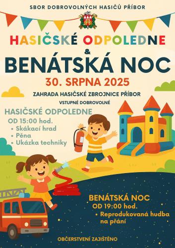 HASIČSKÉ ODPOLEDNE A BENÁTSKÁ NOC