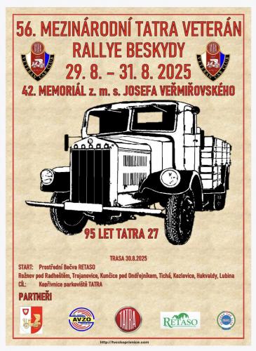 56. Mezinárodní Tatra Veterán Rallye BESKYDY 2025