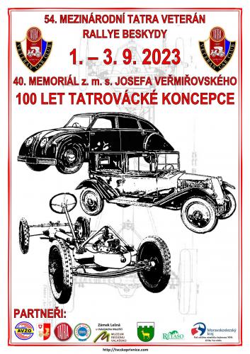 54. Mezinárodní Tatra Veterán Rallye Beskydy 2023 a 40. Memoriál z.m.s. Josefa Veřmiřovského