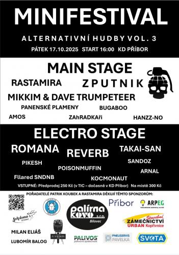 MINIFESTIVAL ALTERNATIVNÍ HUDBY VOL. 3