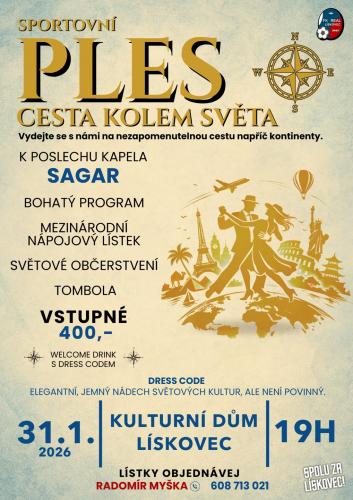 SPORTOVNÍ PLES - CESTA KOLEM SVĚTA