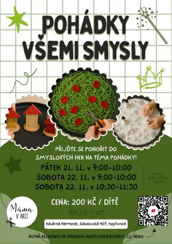 Smyslohraní v Kavárně Harmonie na téma POHÁDKY