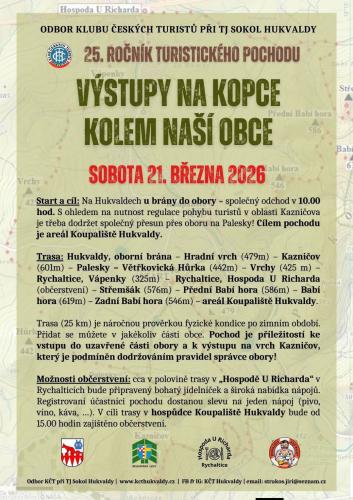 VÝSTUPY NA KOPCE - KOLEM NAŠÍ OBCE