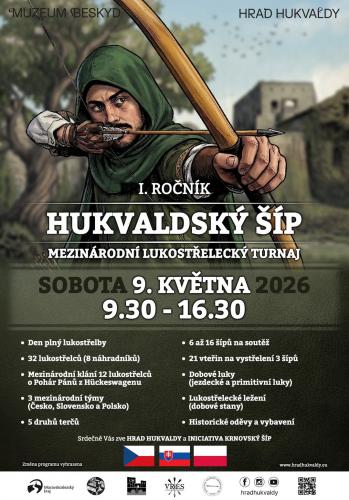 HUKVALDSKÝ ŠÍP - MEZINÁRODNÍ LUKOSTŘELECKÝ TURNAJ