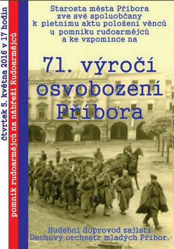71. osvobození města Příbora