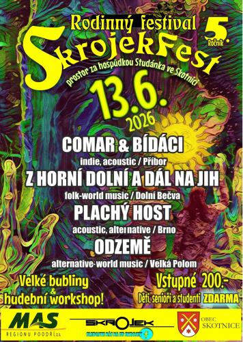 Rodinný festival SkrojekFest 2026 - 5. ročník